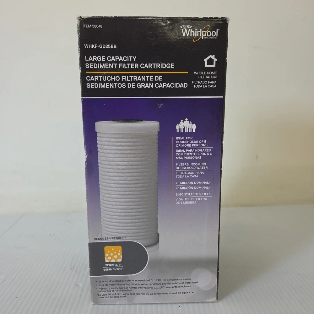 Whirlpool WHKF-GD25BB Large Capacity Whole House Replacement Filter